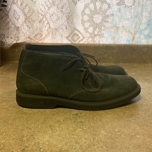 Timothy Men’s Tan Blue/gray Suede LEATHER Chukka Ankle Boots size 9.5